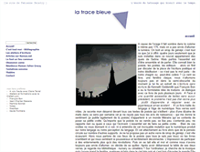 Tablet Screenshot of latracebleue.net